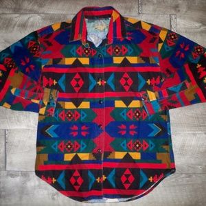 Vtg Men's Woolrch Ombre Southwestern Mens Shirt Sm